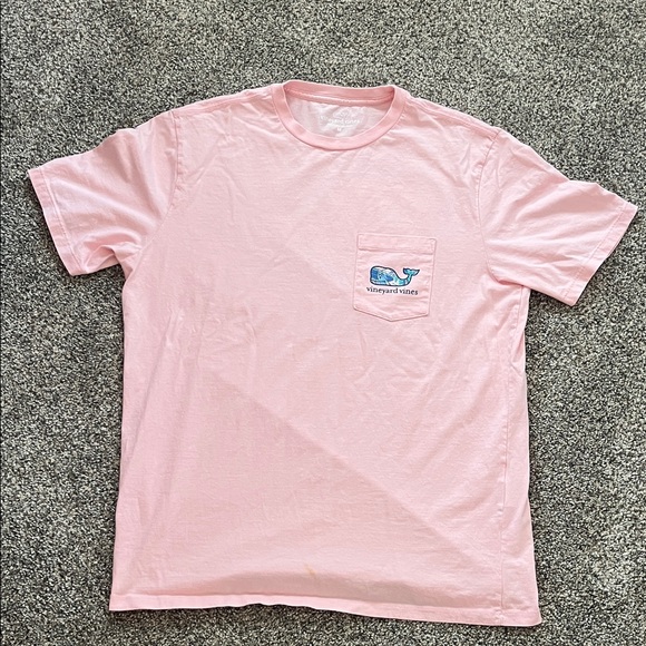 Vineyard Vines Light Pink Short Sleeve Tee - Picture 1 of 5